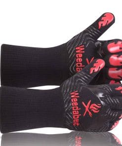 WEEDABEST Guantes de Barbacoa Calientes Resistentes al