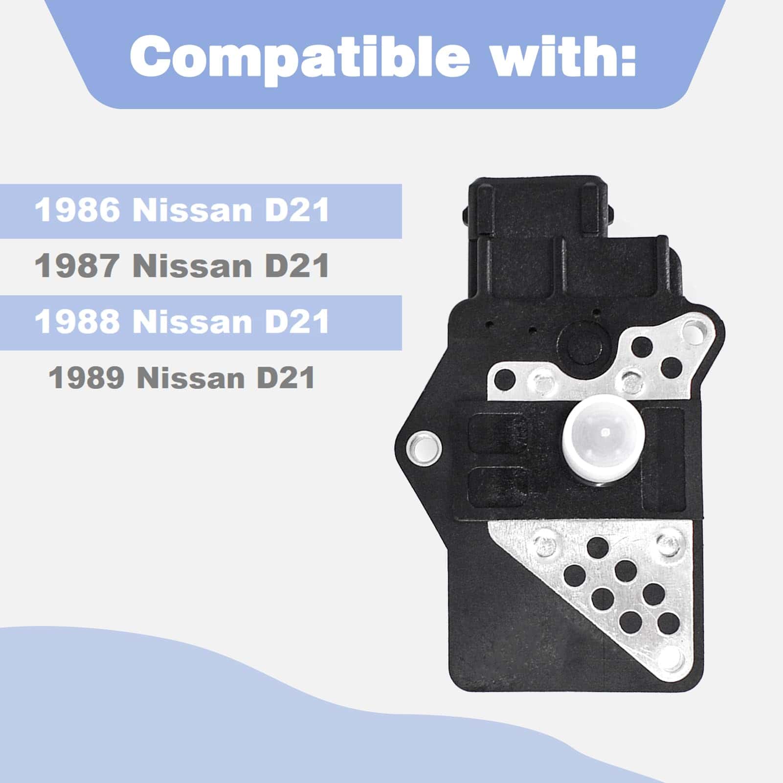 Medidor de flujo de aire de masa MAF se adapta a Nissan D21 - Imagen 3