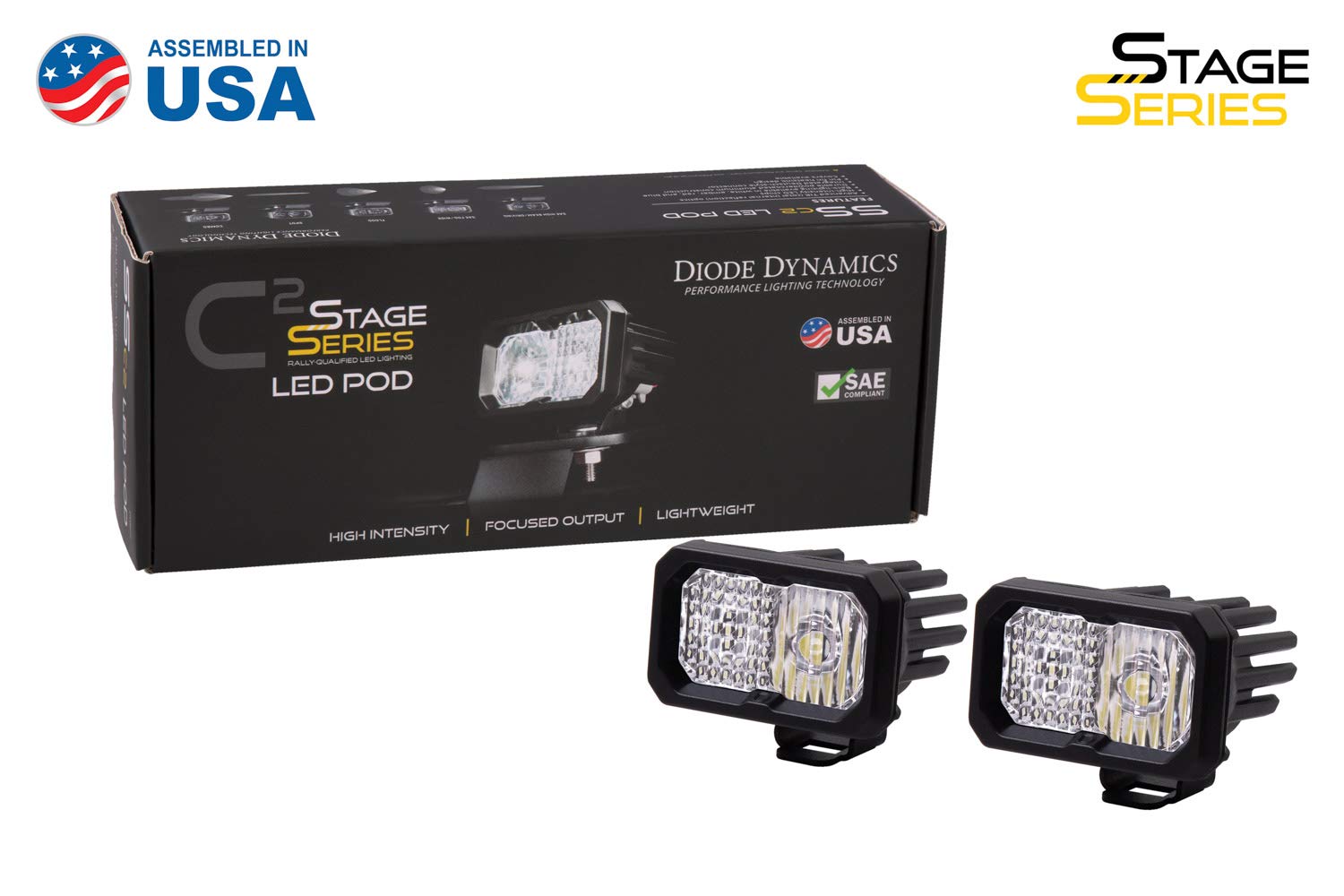 Foco LED Diode Dynamics SSC2 SAE/DOT Blanco para Deportes - Imagen 5