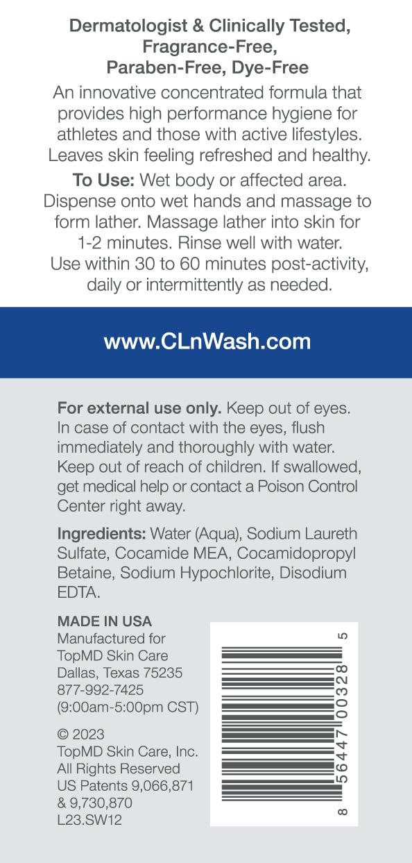 CLn SportWash - Jabón Corporal de Alto Rendimiento para - Imagen 3
