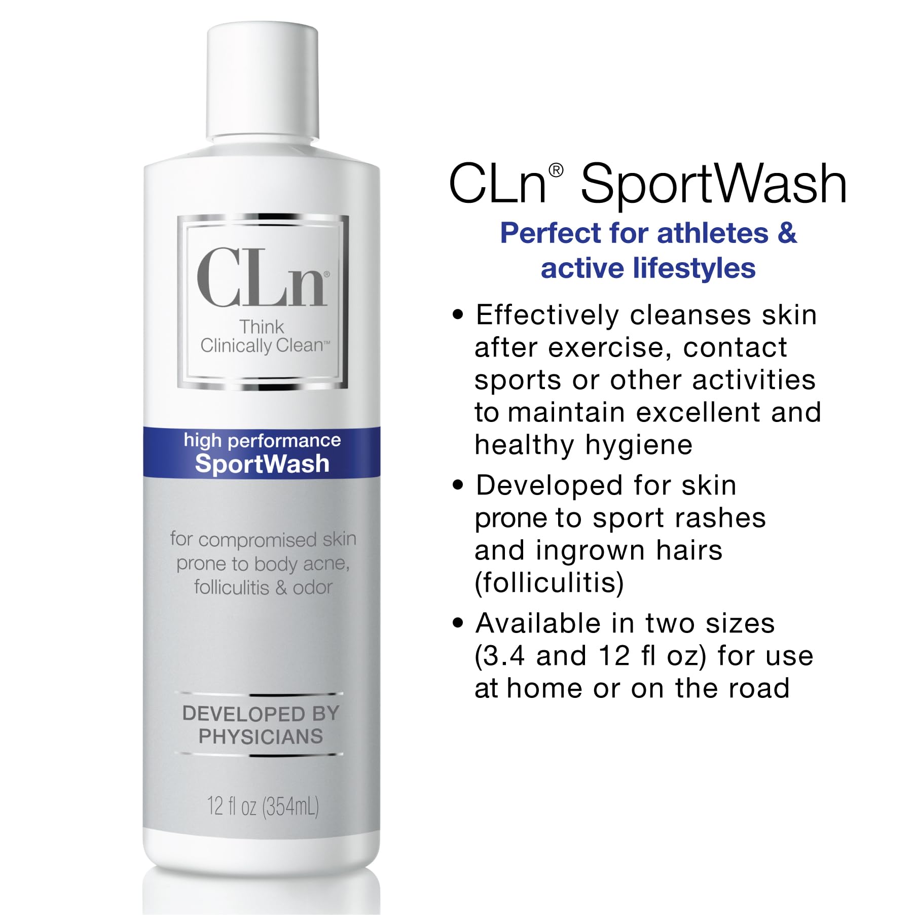 CLn SportWash - Jabón Corporal de Alto Rendimiento para - Imagen 5