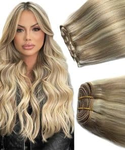 Extensiones de Cabello Cosido a Mano en Cabello Humano, 16
