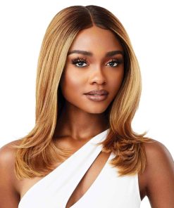 Pelucas de Encaje Frontal Sintético Outre -Azul