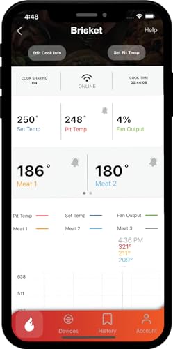 Termómetro Inteligente WiFi, Flame Boss con 2 Sondas para - Imagen 4