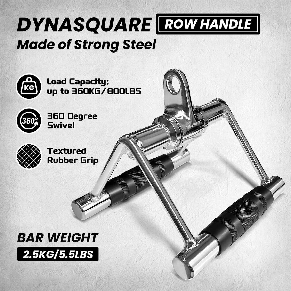 Accesorio de máquina de cable Dynasquare Tricep Press Down, - Imagen 3