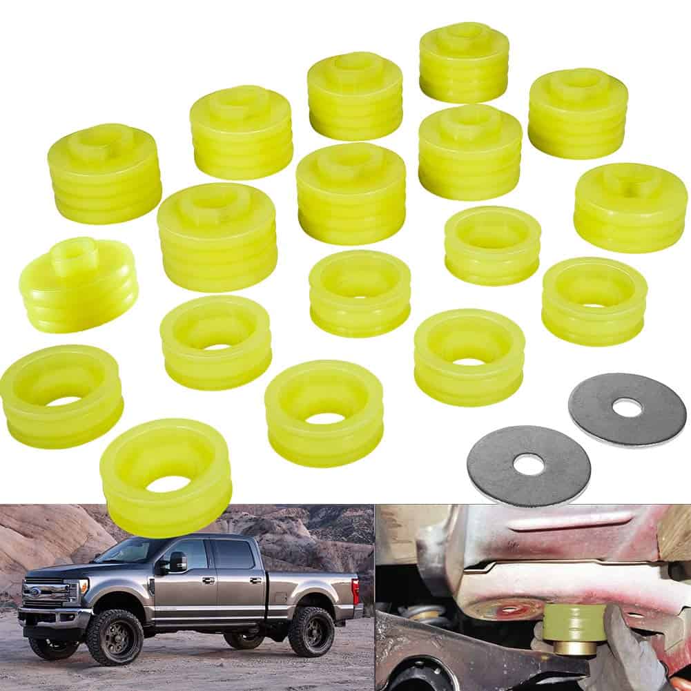 Monturas de Cuerpo de Poliuretano KF04050BK Montaje de