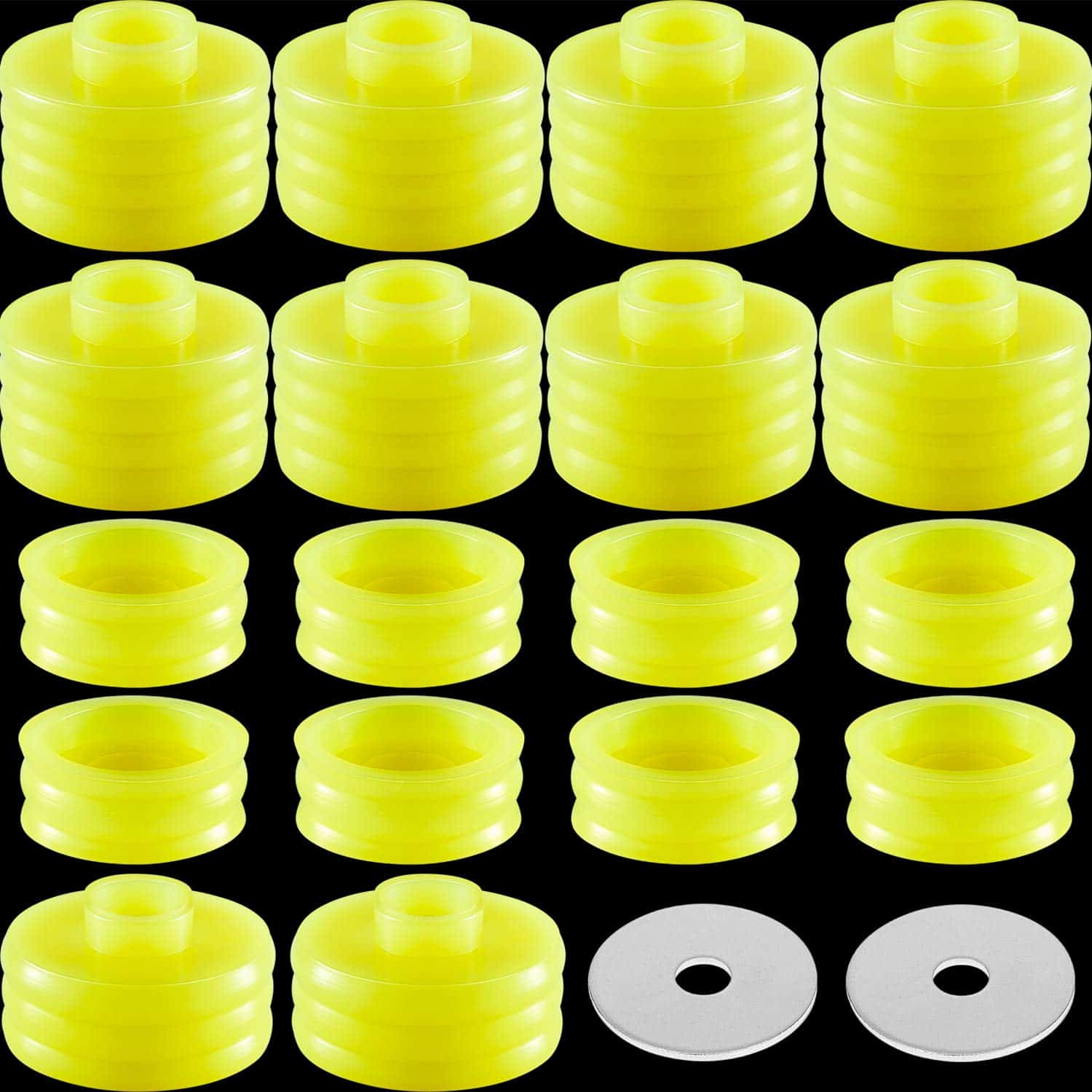 Monturas de Cuerpo de Poliuretano KF04050BK Montaje de - Imagen 7