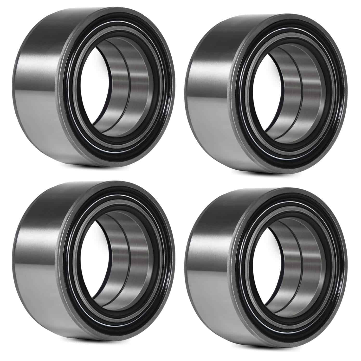 4Pcs Rodamientos de Ruedas Delanteros y Traseros para