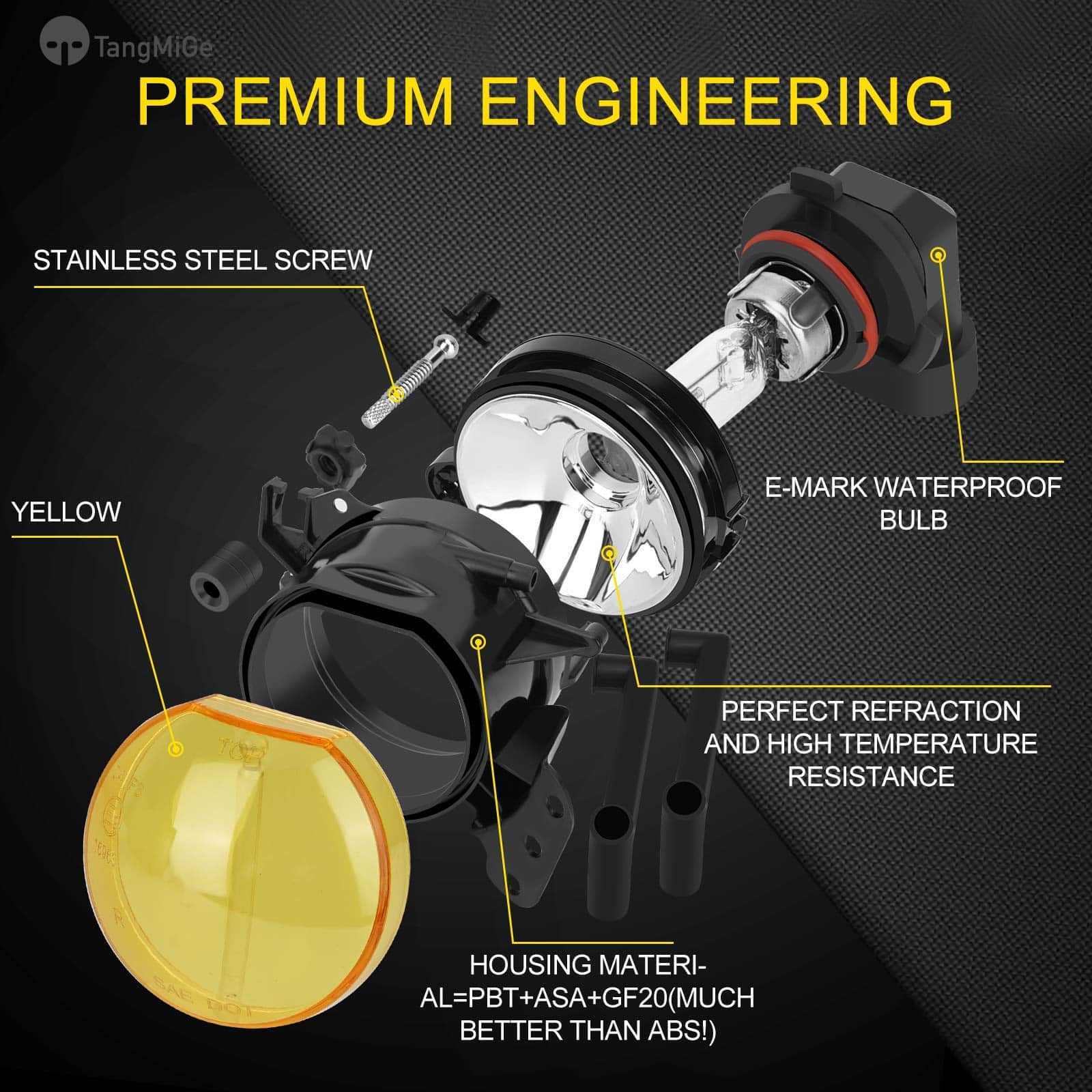 Luces antiniebla TangMiGe para BMW Serie 5 (E60 E61, 525i - Imagen 6