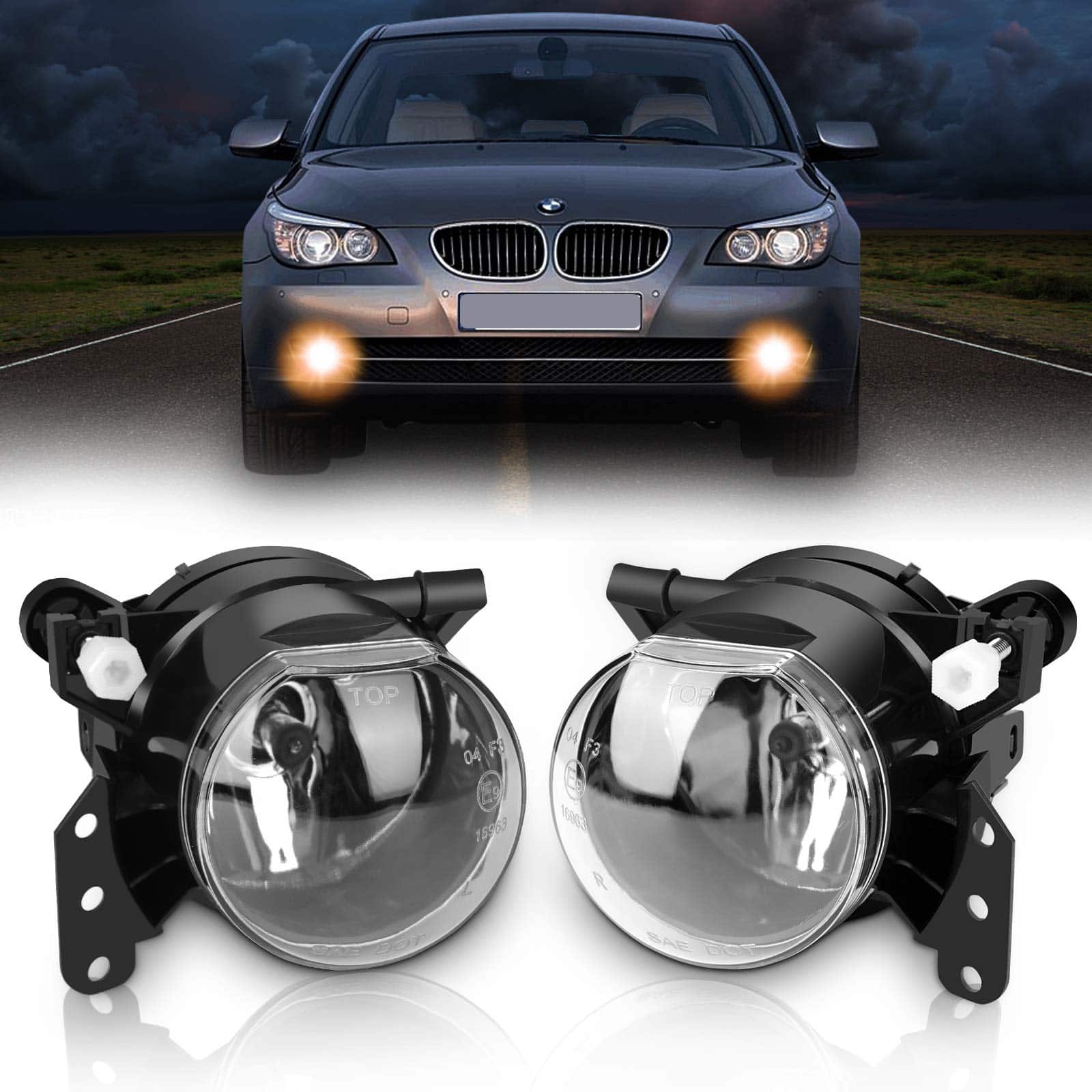 Luces de Niebla TangMiGe para BMW Serie 5 (E60 E61, 525i