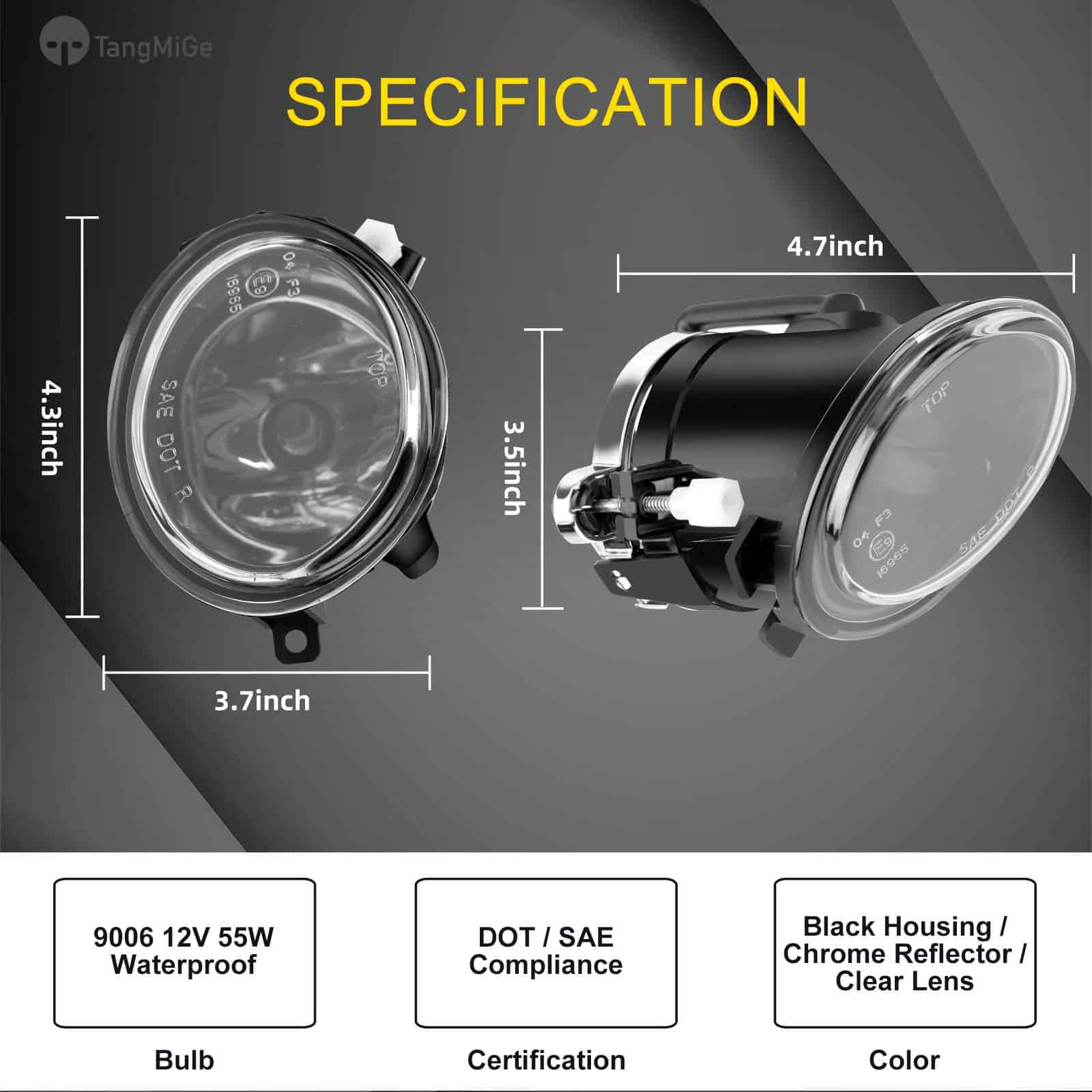 Focos de Niebla TangMiGe para BMW 2000-2006 (E46 M3 E39 M5) - Imagen 4