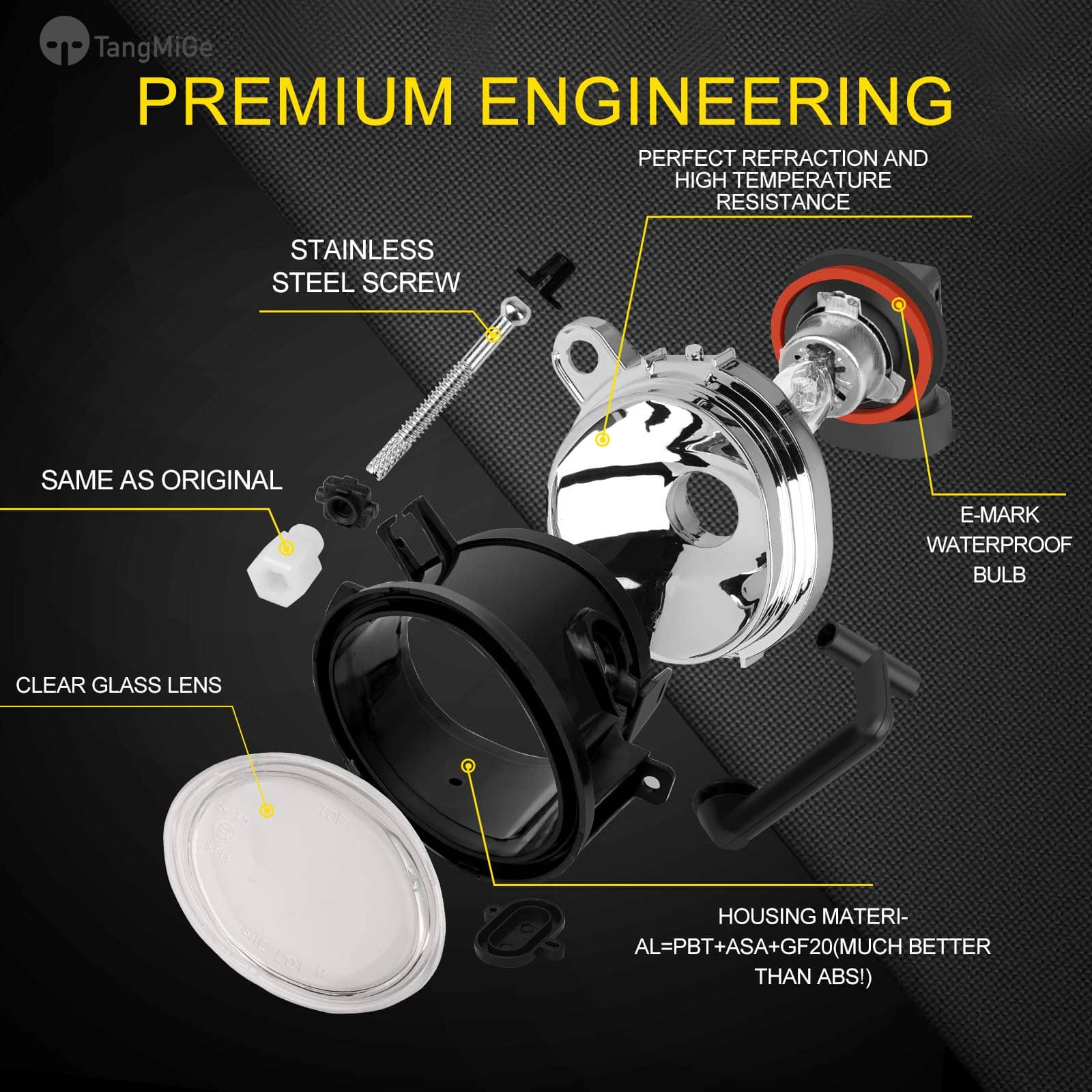 Focos de Niebla TangMiGe para BMW 2000-2006 (E46 M3 E39 M5) - Imagen 6