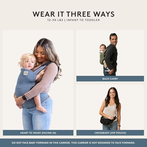 Portabebés Baby Tula Lite Compact, Ultracompacto y Ligero, - Imagen 6