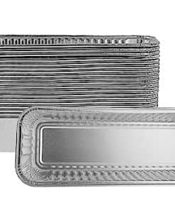 Juego de 20 forros de aluminio desechables pesados para