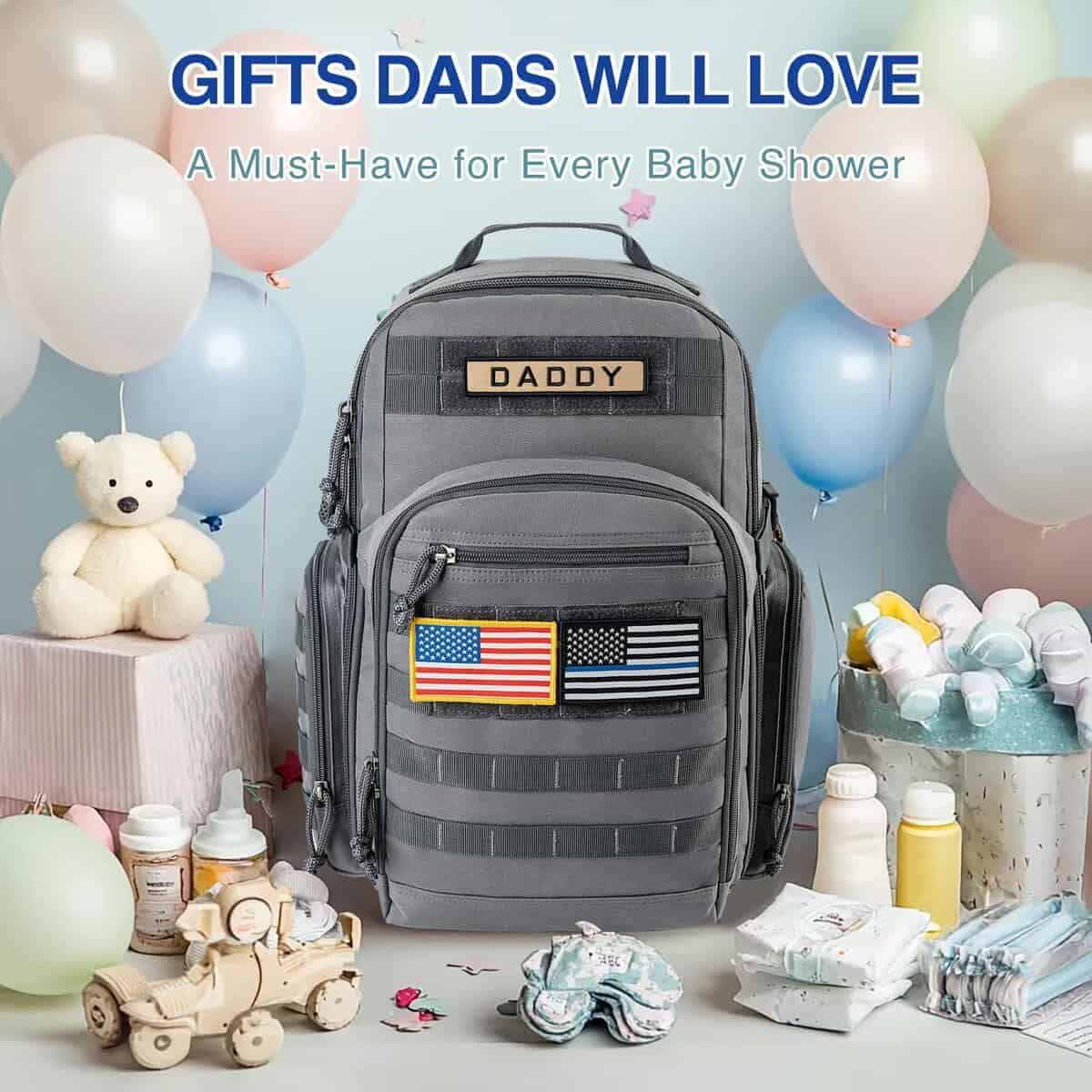 MIRACOL Bolso Militar para Pañales para Hombres - Gran - Imagen 8