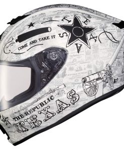 Casco de motocicleta ScorpionEXO R420 con bolsillos para