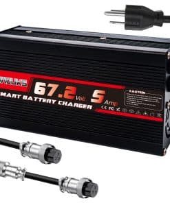 Cargador inteligente de batería de 67.2V 5A para batería de