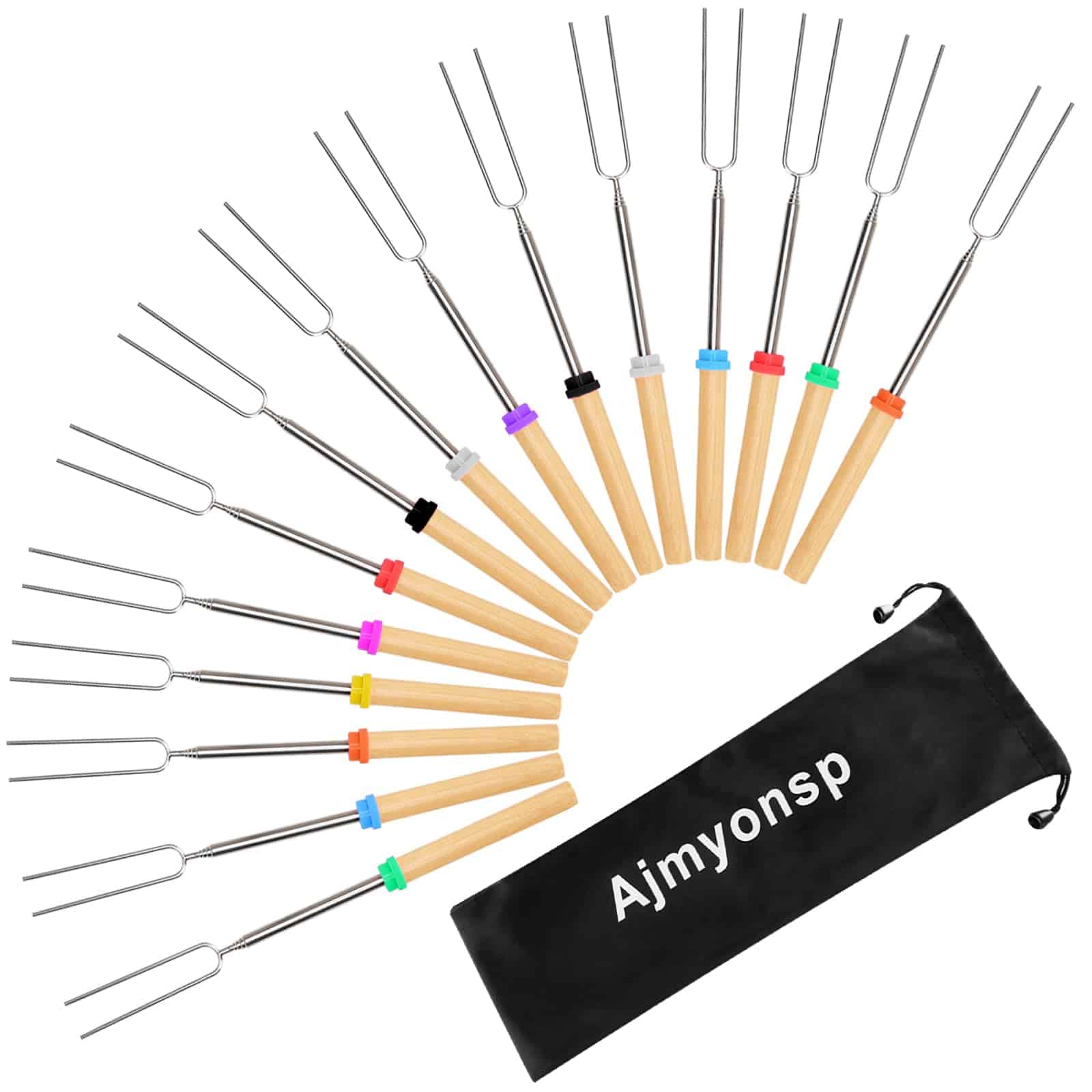 Ajmyonsp Marshmallow Roasting Sticks - Palitos para Asar