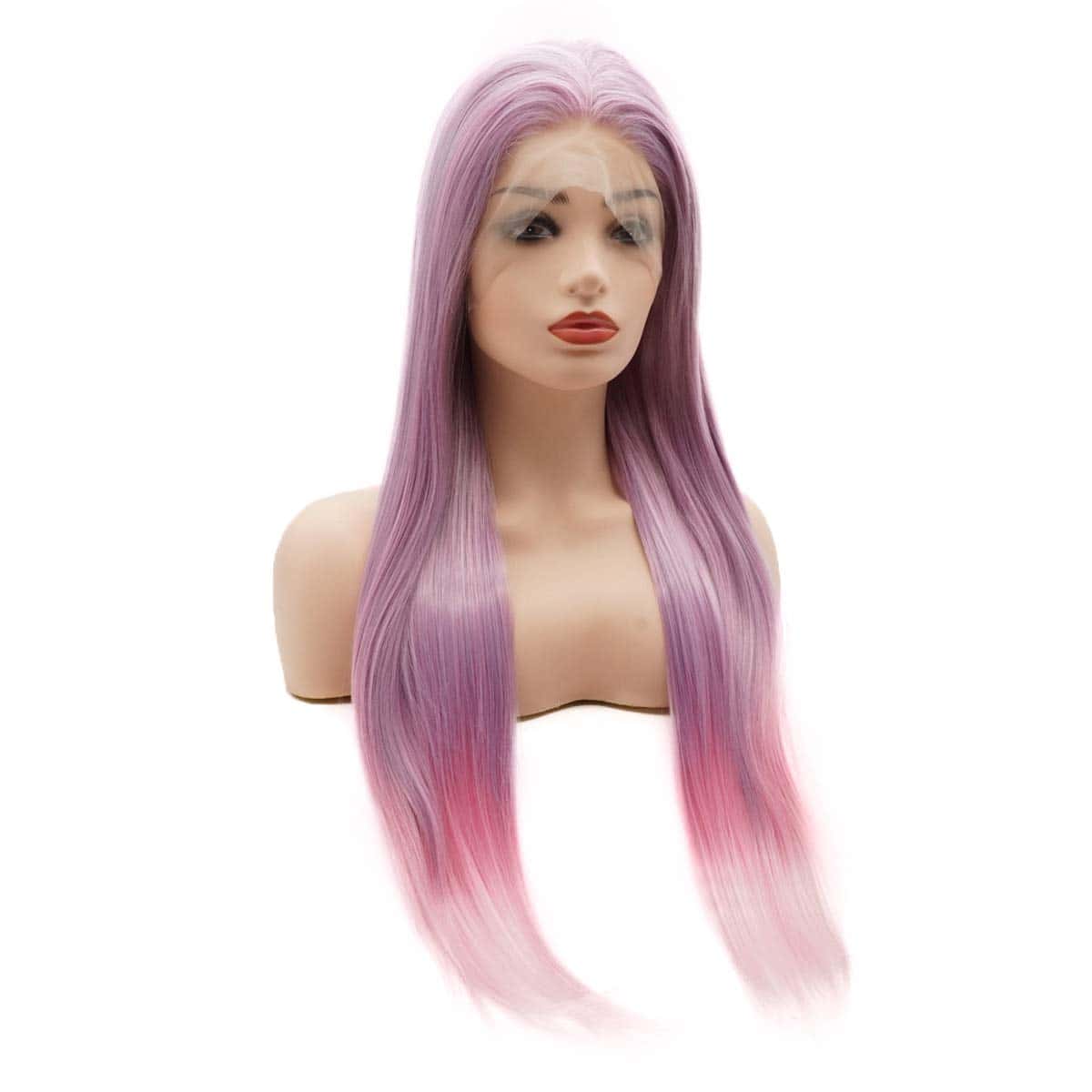 Pelucas Frontales de Encaje Sintético Realista de Densidad - Imagen 3