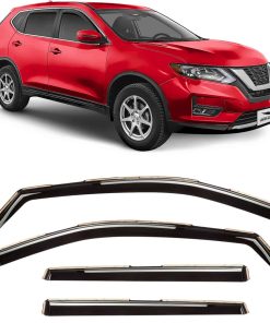 Voron Glass Deflectores de Lluvia Extra -Negro