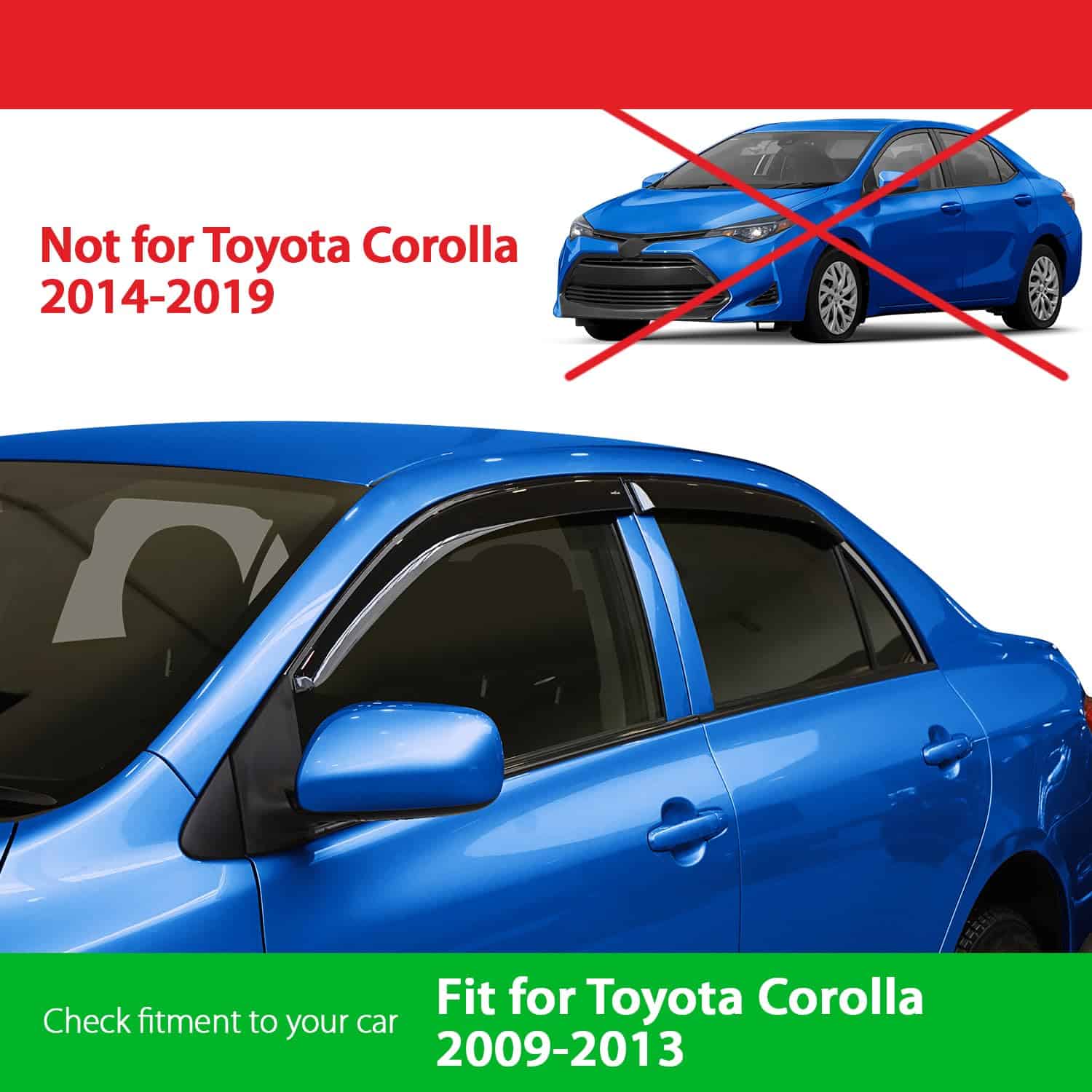 Deflectores de ventanas laterales irrompibles -Humo Premium - Imagen 4