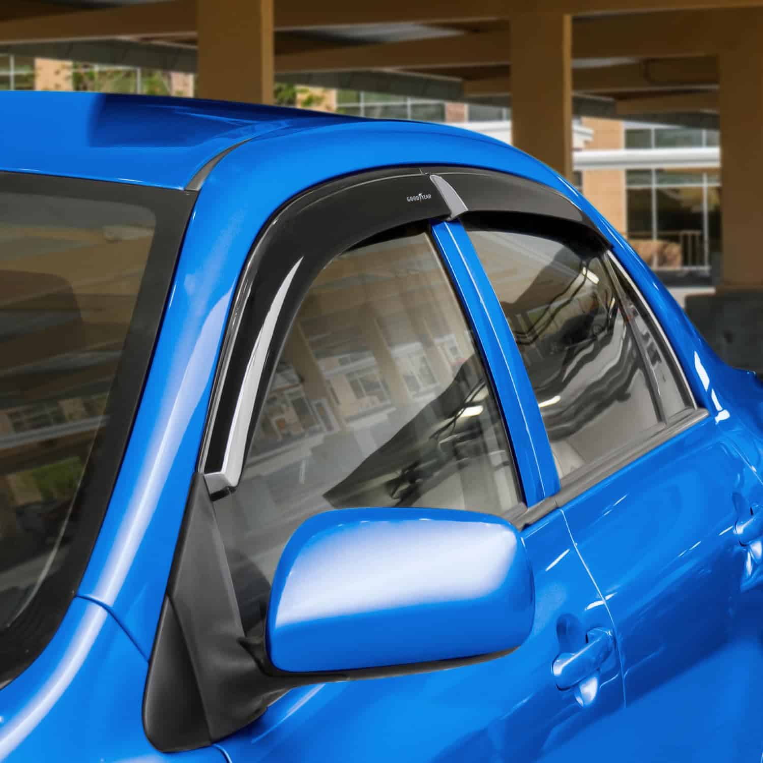 Deflectores de ventanas laterales irrompibles -Humo Premium - Imagen 6