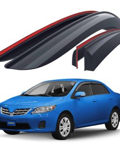 Deflectores de ventanas laterales irrompibles -Humo Premium