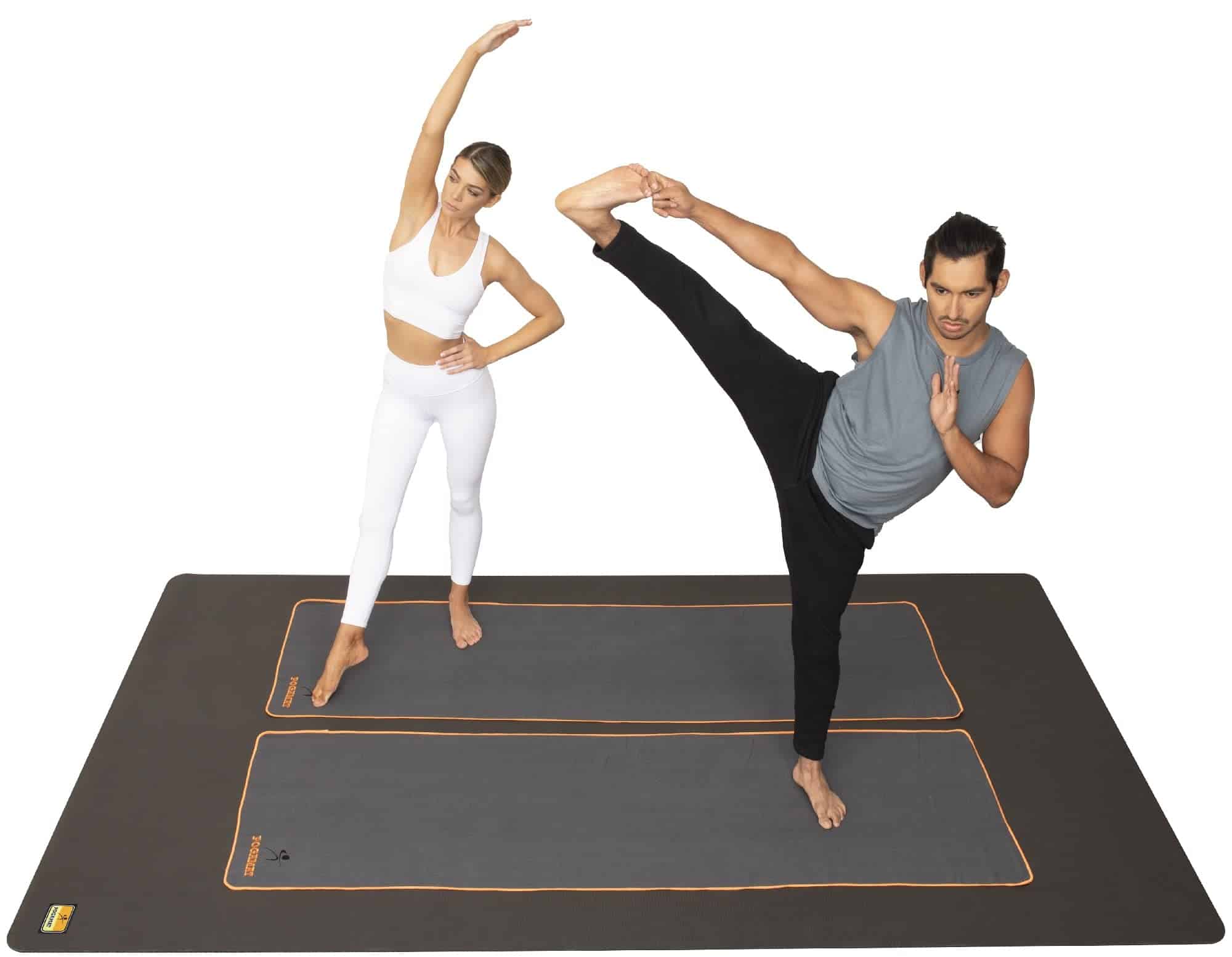 Tapete de ejercicio premium POGAMAT - 6 pies x 6 pies x - Imagen 5