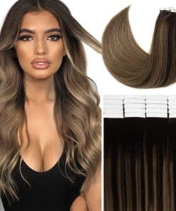 Extensiones de Cabello de Tape in Loxxy Pelo Natural Liso