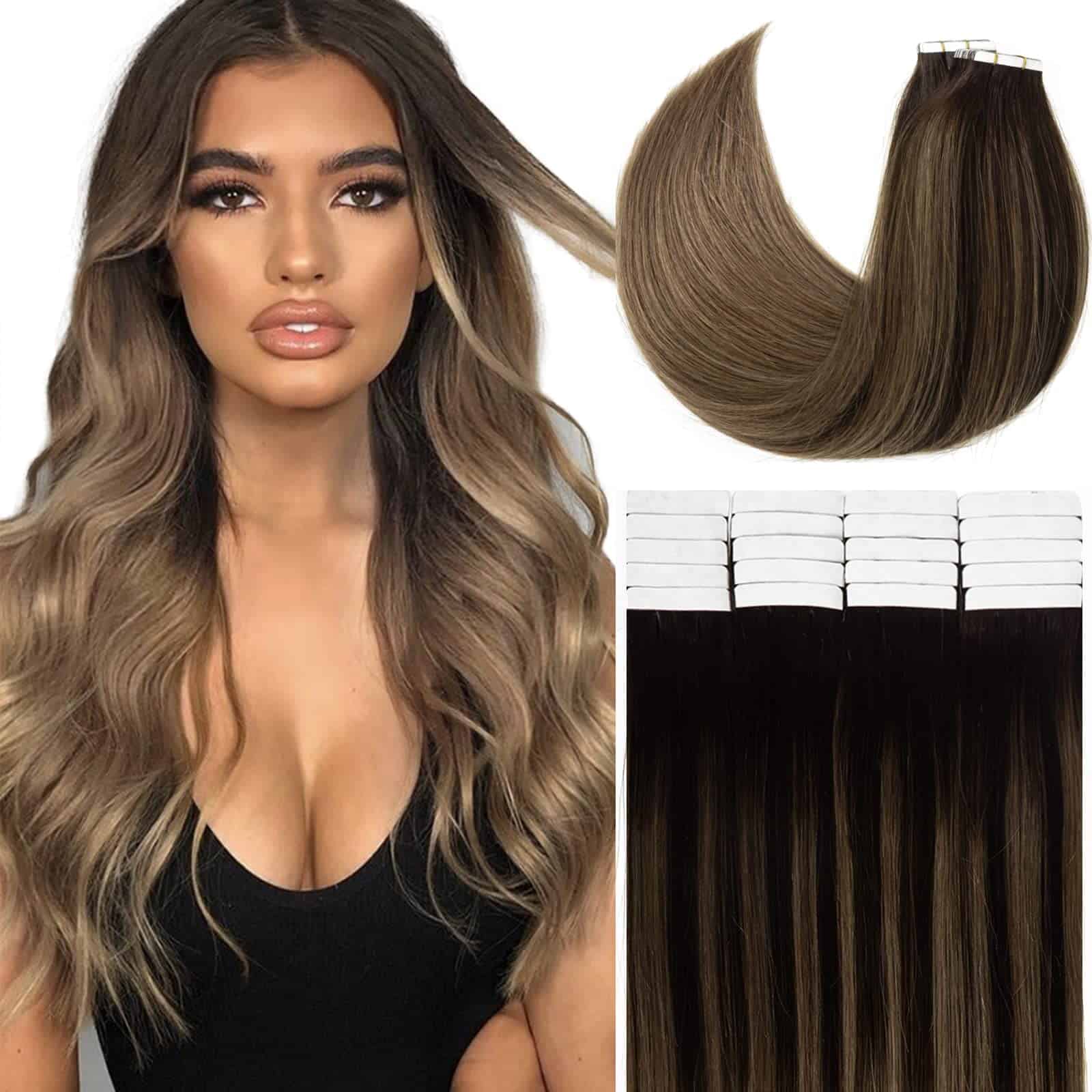 Extensiones de Cabello de Tape in Loxxy Pelo Natural Liso