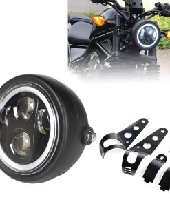 Faros delanteros LED para motocicleta ZZJAUBI de 5-3/4