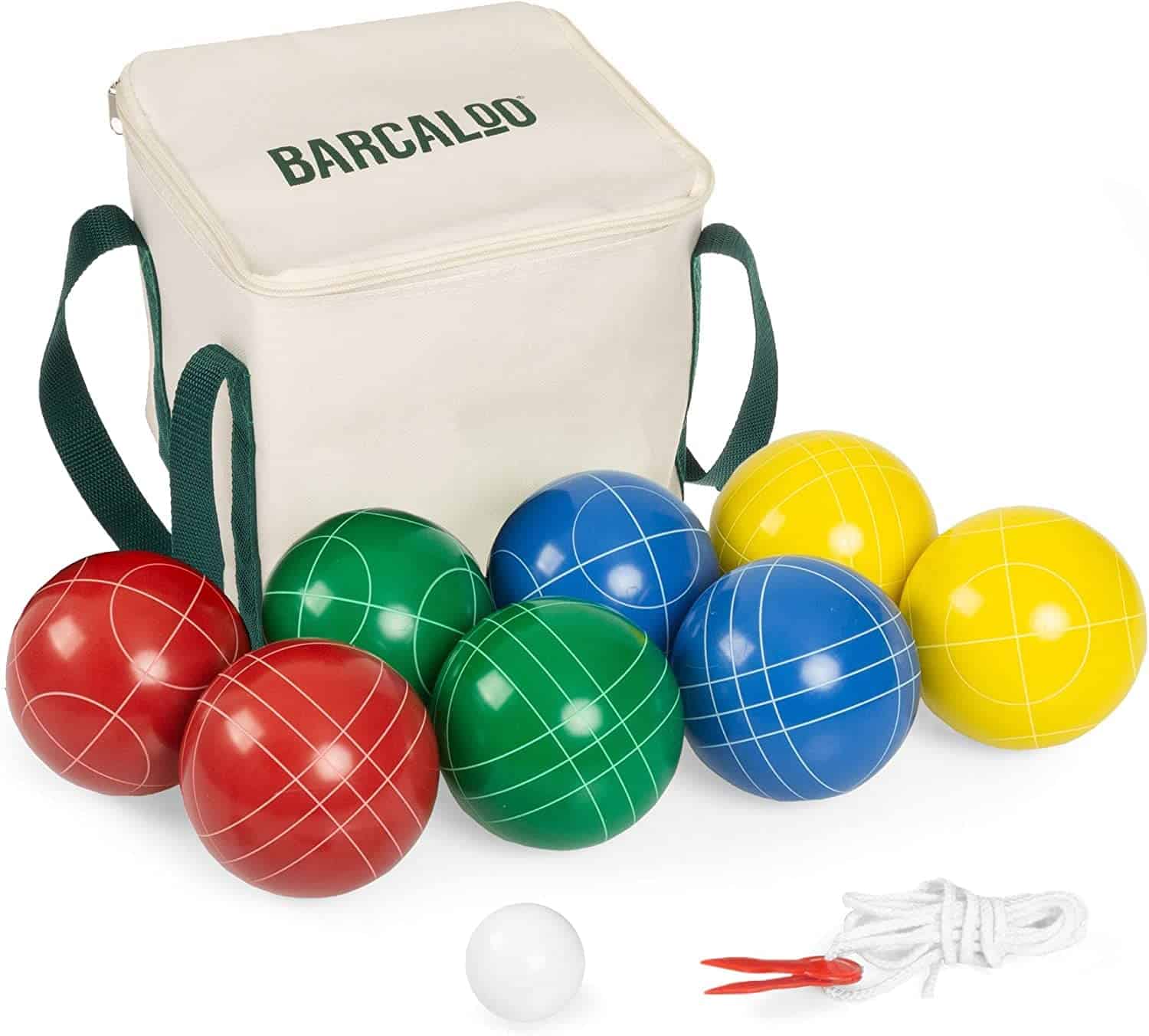 Juego de Bolas de Bocce Barcaloo con 8 Bolas de Resina