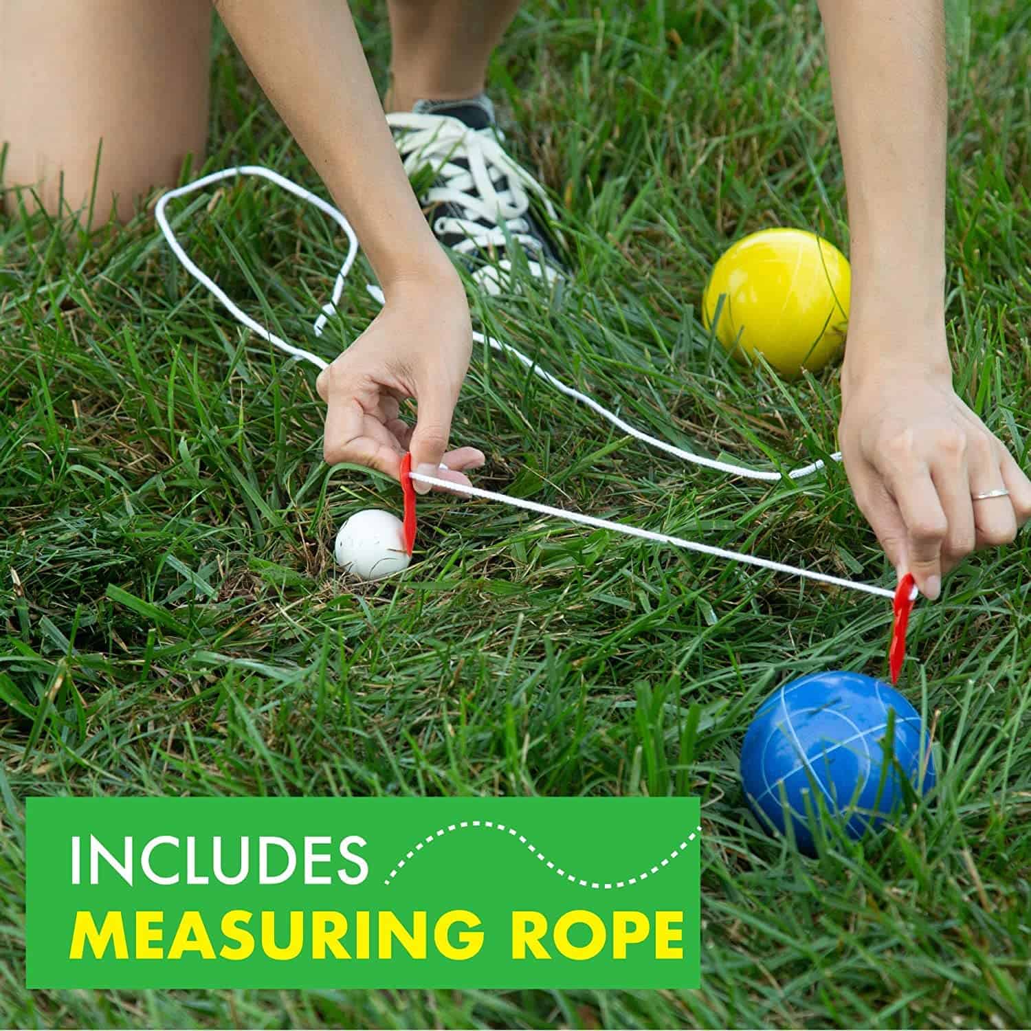 Juego de Bolas de Bocce Barcaloo con 8 Bolas de Resina - Imagen 8