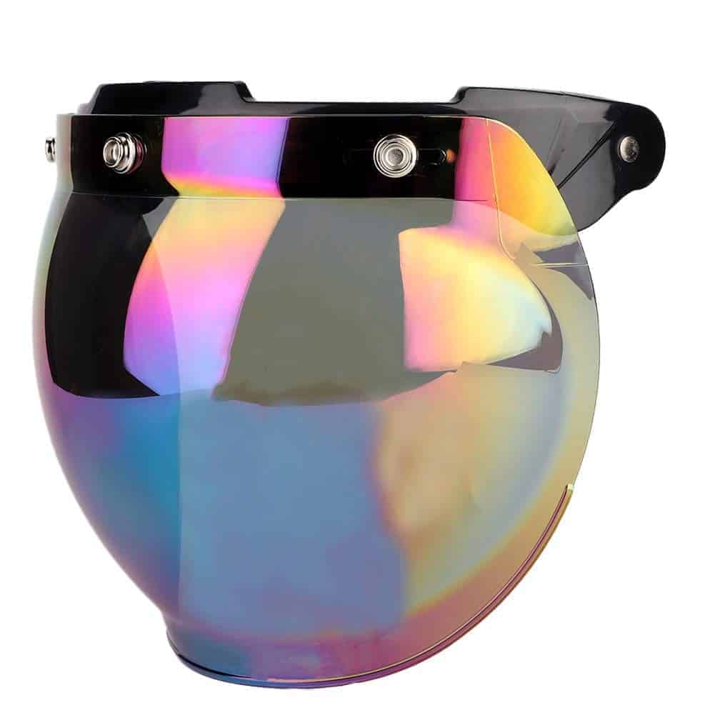 Visor de Casco Retro a Prueba de Viento de 3-Snap para - Imagen 8