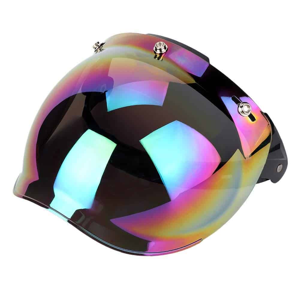 Visor de Casco Retro a Prueba de Viento de 3-Snap para - Imagen 9