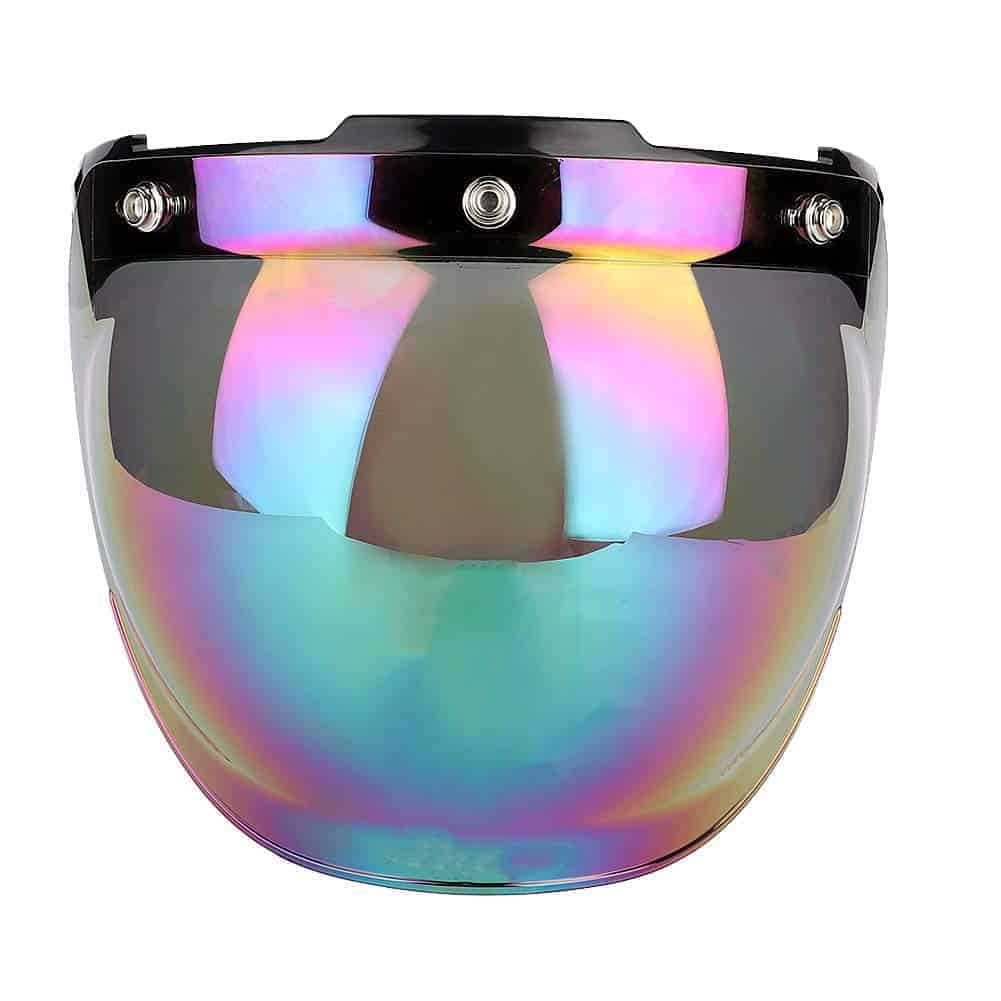 Visor de Casco Retro a Prueba de Viento de 3-Snap para - Imagen 7