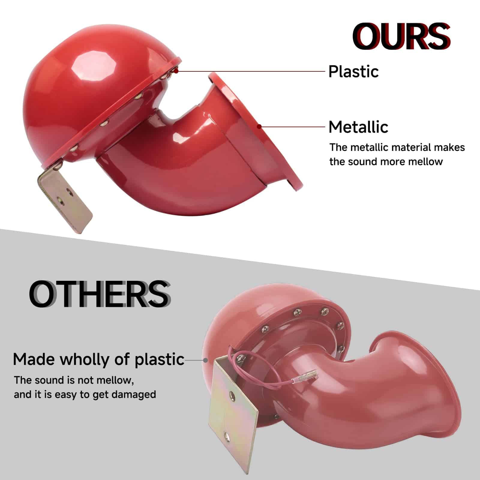 Bocinas Súper Ruidosas Farbin, Sonido de Toro Furioso - Imagen 4