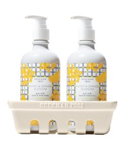 Set de Caddy de Cerámica Beekman 1802 Hand Wash & Lotion,