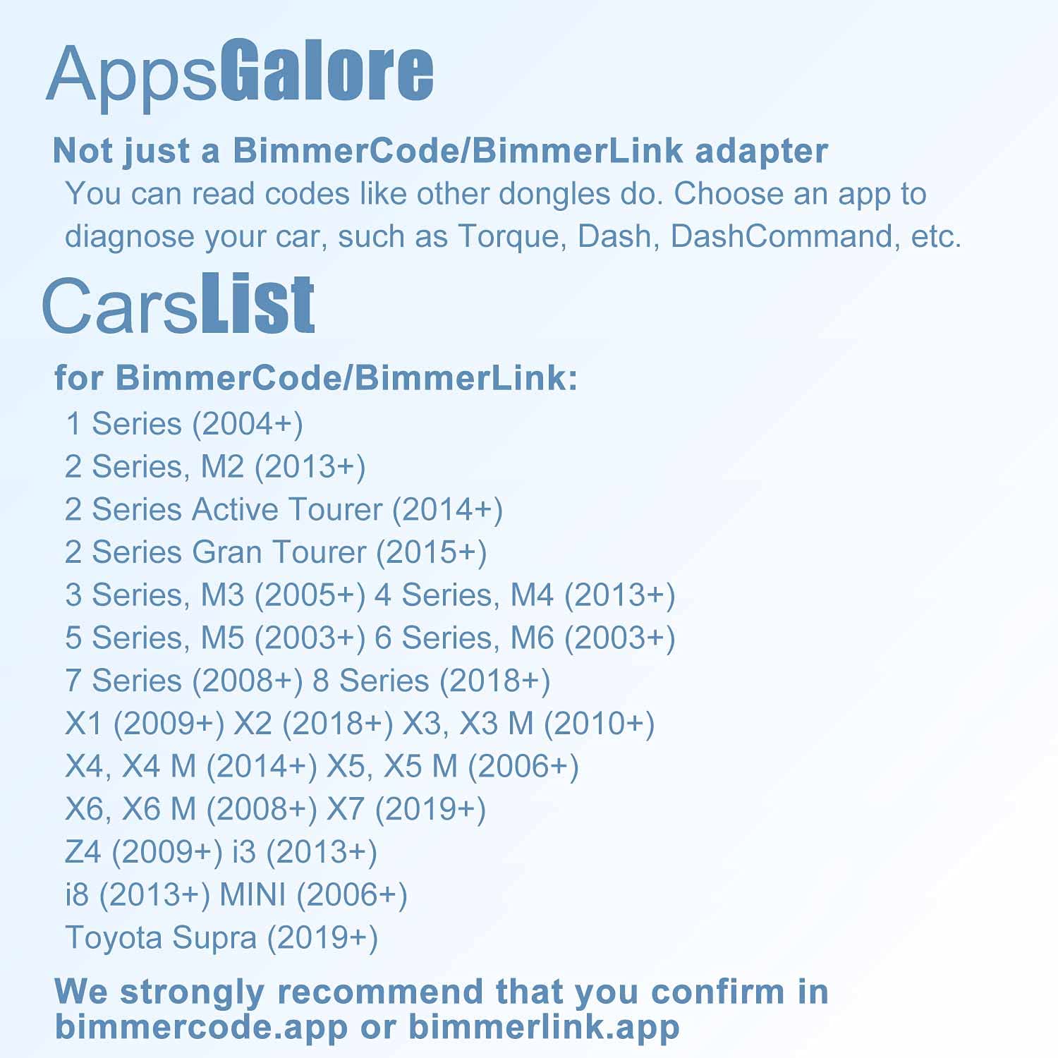 Escáner Bluetooth Vgate OBD2 vLinker BM Bimmercode para - Imagen 8