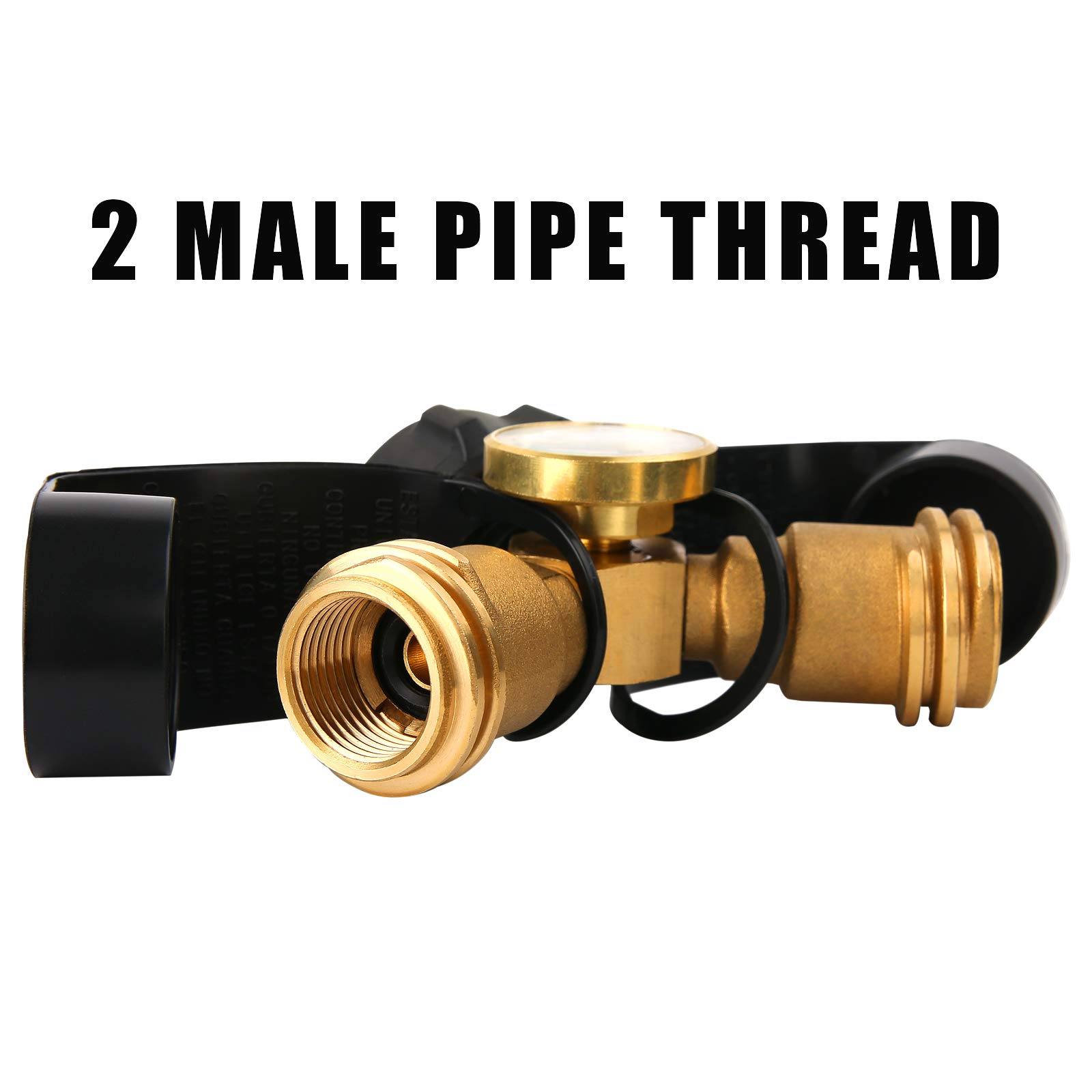 Adaptador Divisor de Tanque Dual de Propano Solimeta, Con - Imagen 4