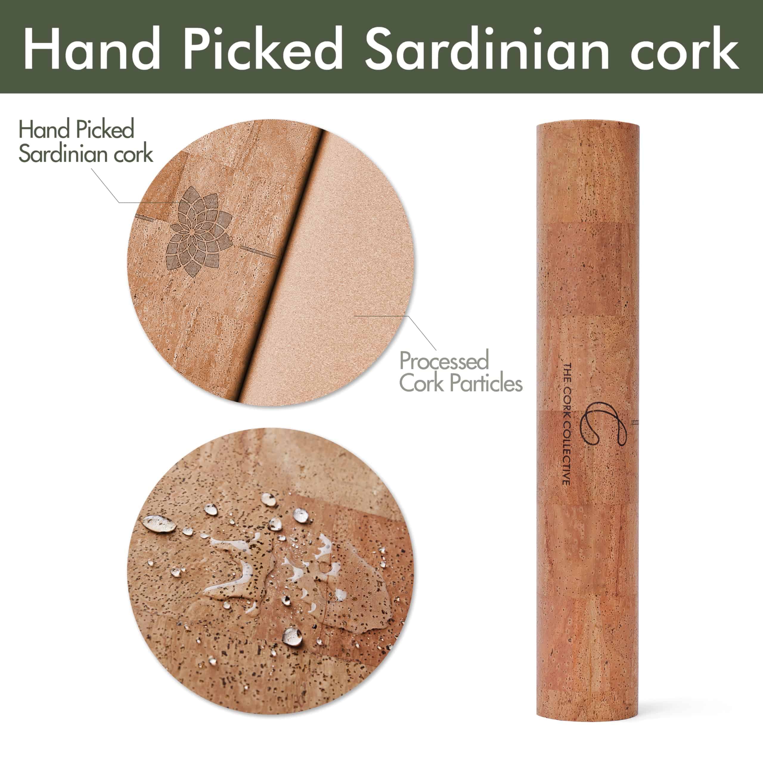 Tapete de Yoga de Corcho Ecológico Vegano CorkTec para - Imagen 6