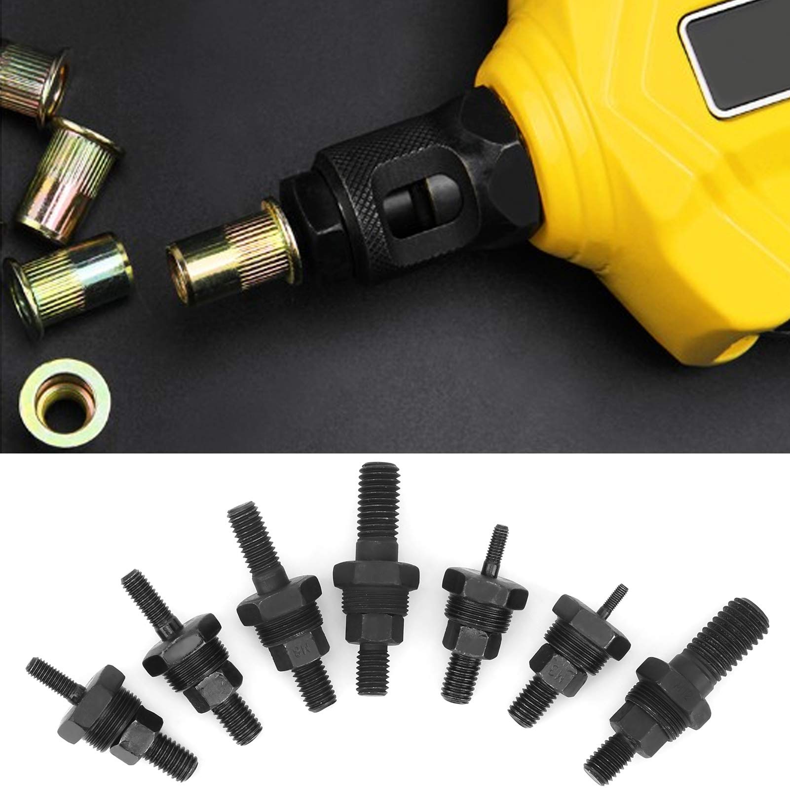 14 PCS Juego de Punta de Tuerca Remachadora, Juego de - Imagen 5