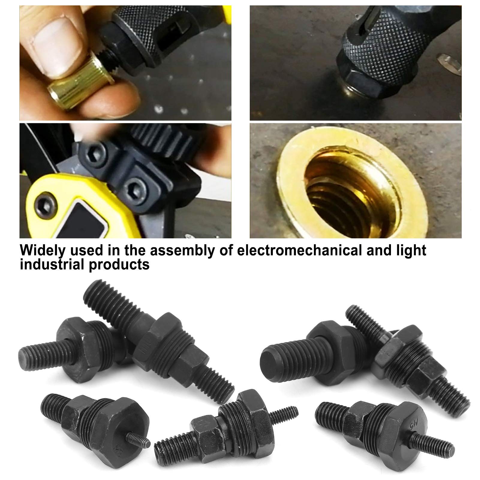 14 PCS Juego de Punta de Tuerca Remachadora, Juego de - Imagen 3