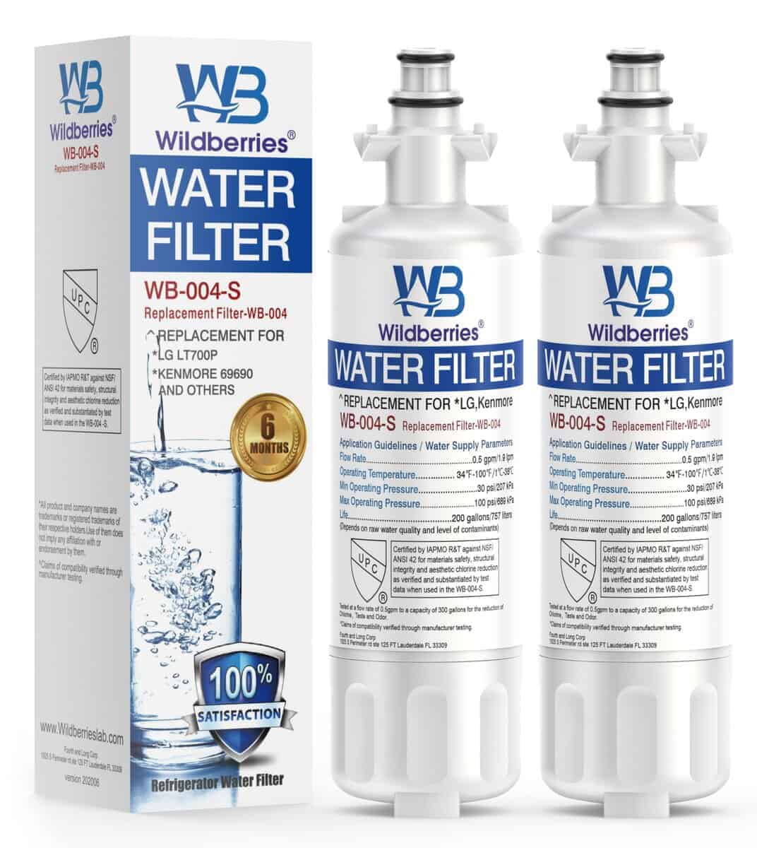 Filtro de agua de repuesto Wildberries ADQ36006101 para
