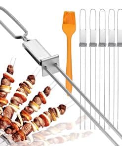 Brochetas para Asar- 17 pulgadas (Paquete de 6) Doble