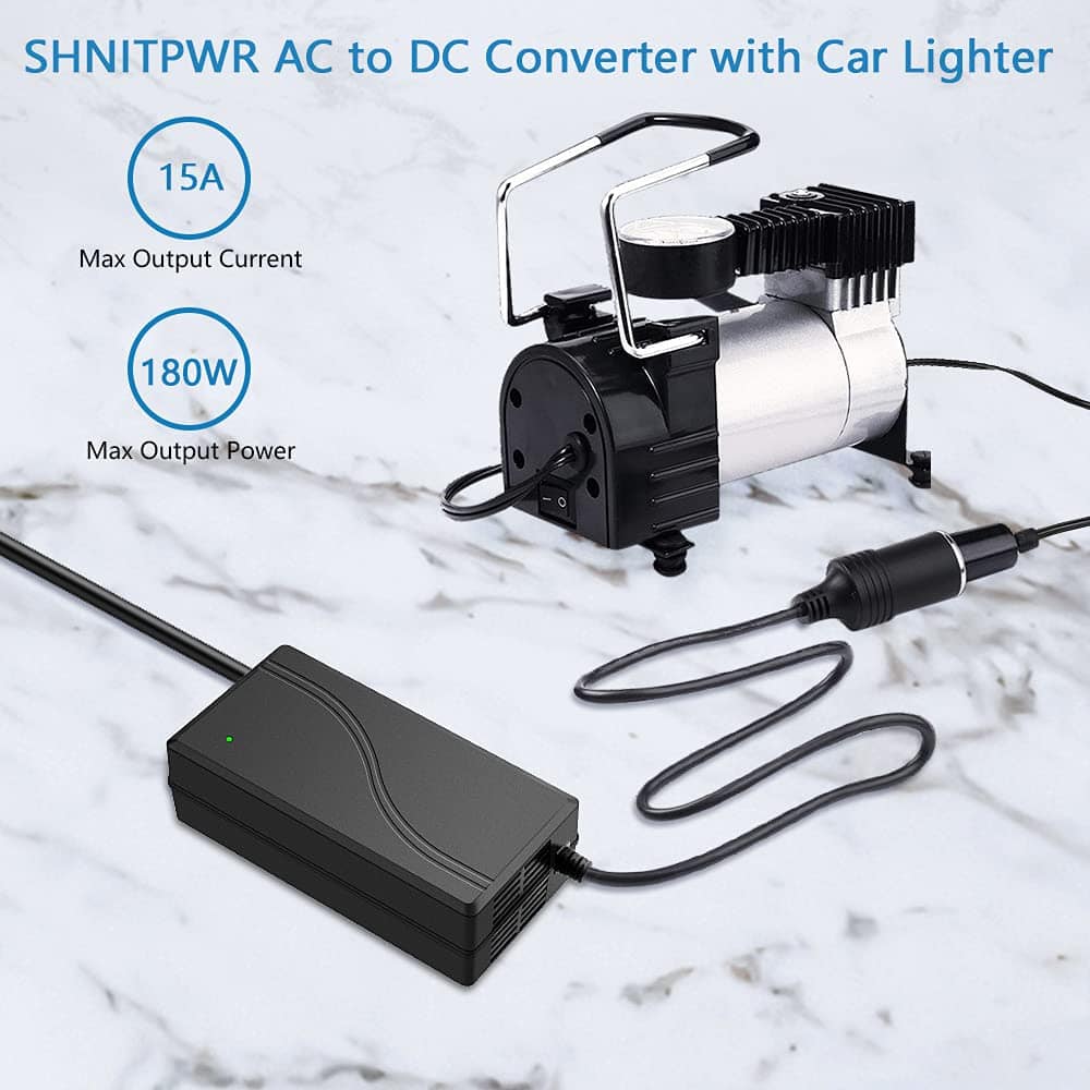 Convertidor de corriente SHNITPWR AC a DC 110V a 12V 180W - Imagen 7