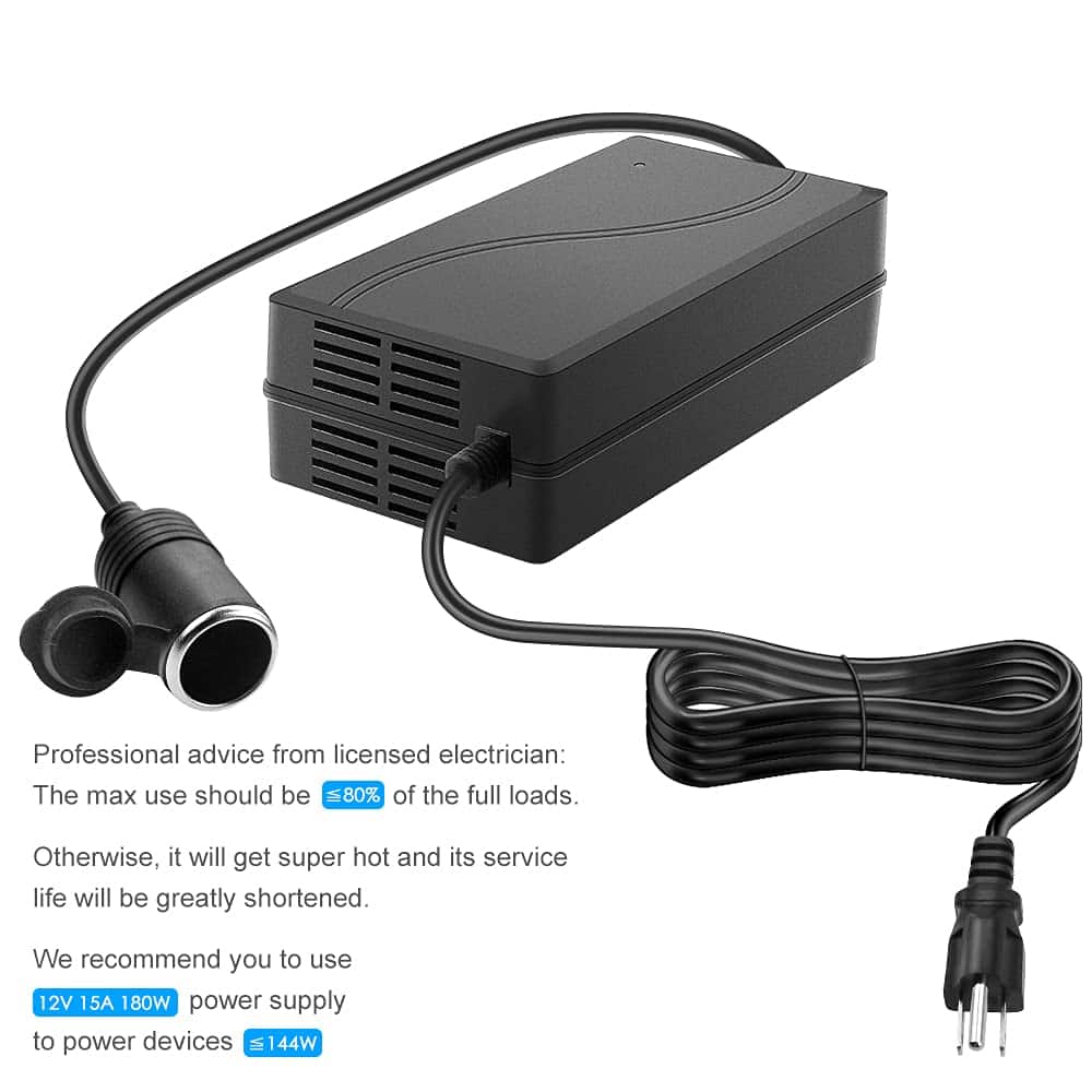 Convertidor de corriente SHNITPWR AC a DC 110V a 12V 180W - Imagen 8