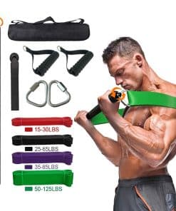 Kit de Barra de Resistencia Portátil con Set de Bandas de