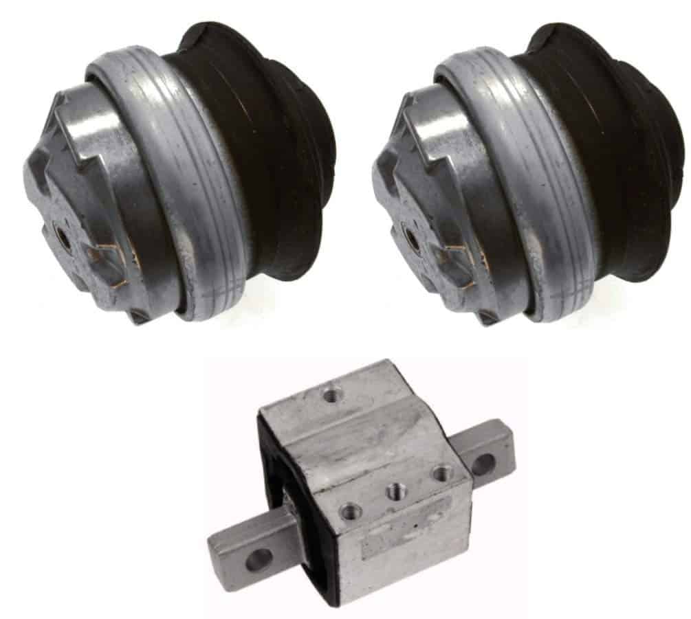 Juego de 3 soportes de motor y transmisión para Mercedes