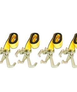 Fekuar 4Pcs 2" x 8' Correas de Amarre para Camioneta con